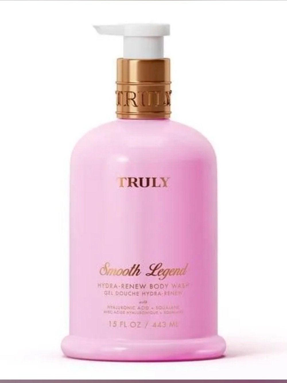 TRULY Smooth Legend Hydra-Renew Body Wash — Pink with Gold Pump